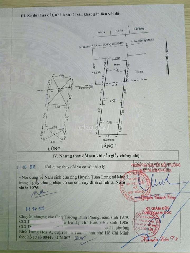 Bán nhà chính chủ mặt tiền đường 