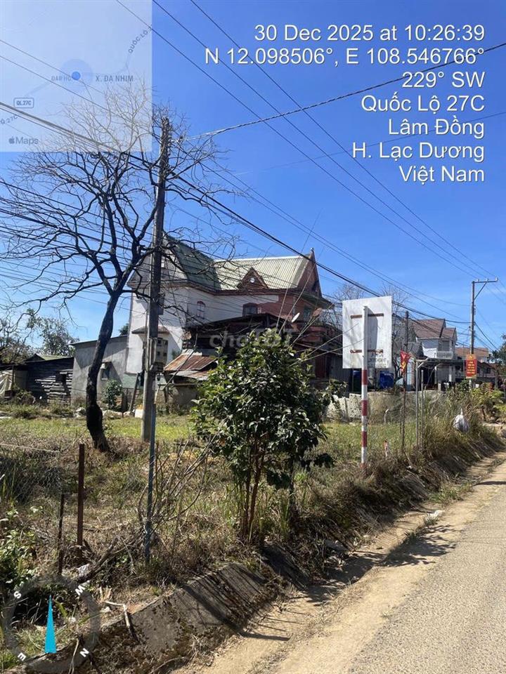 BÁN 1.869M ĐẤT MẶT TIỀN QL27C  400M ĐẤT Ở  KHU ĐẠ NHIM, LẠC DƯƠNG