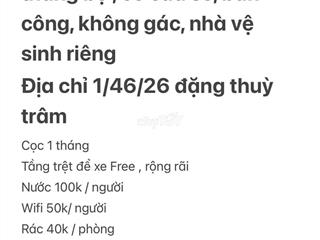 Phòng Trọ 3tr2 Đặng thuỳ trâm gần VLU CS3