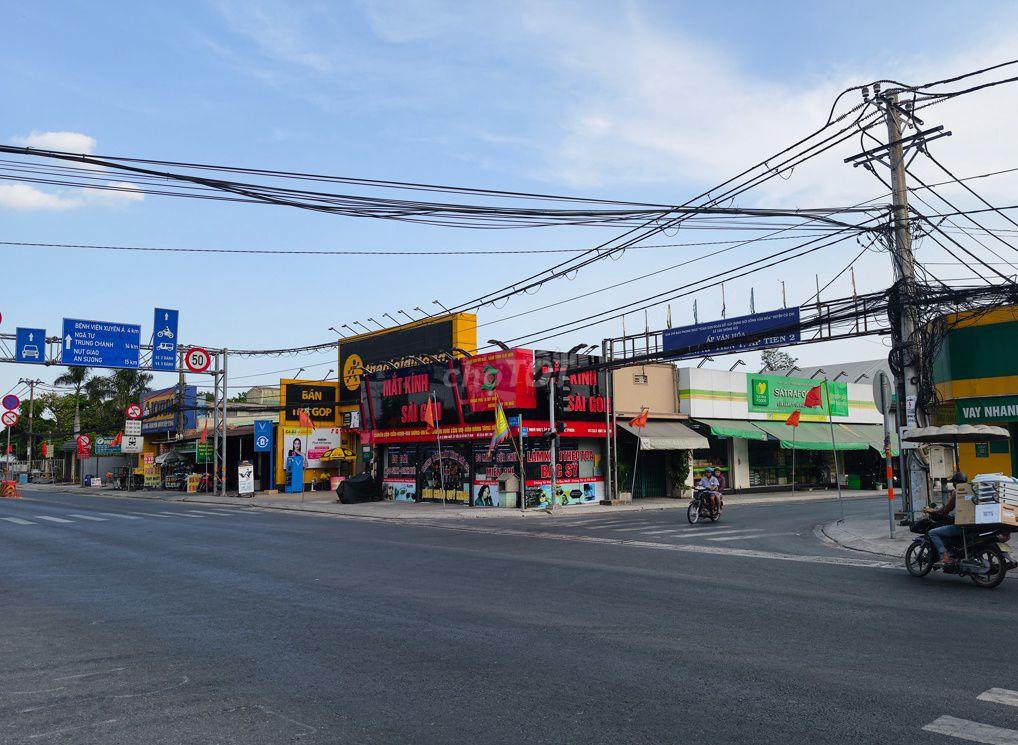 Mặt bằng kinh doanh ngã tư khu vực Củ Chi TPHCM TGDD đang thuê sắp trả