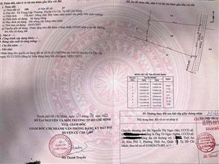 Chính chủ bán đất củ chi tphcm !!!