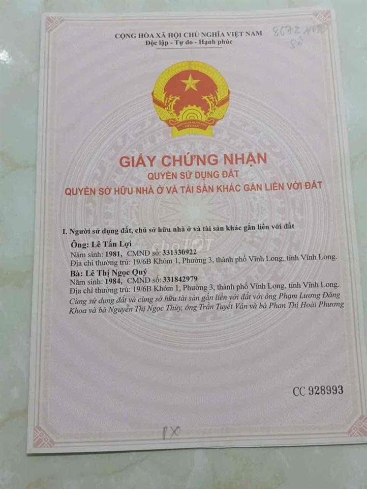 CHÍNH CHỦ BÁN NHÀ TẠI NGUYỄN BÌNH NHÀ BÈ TPHCM