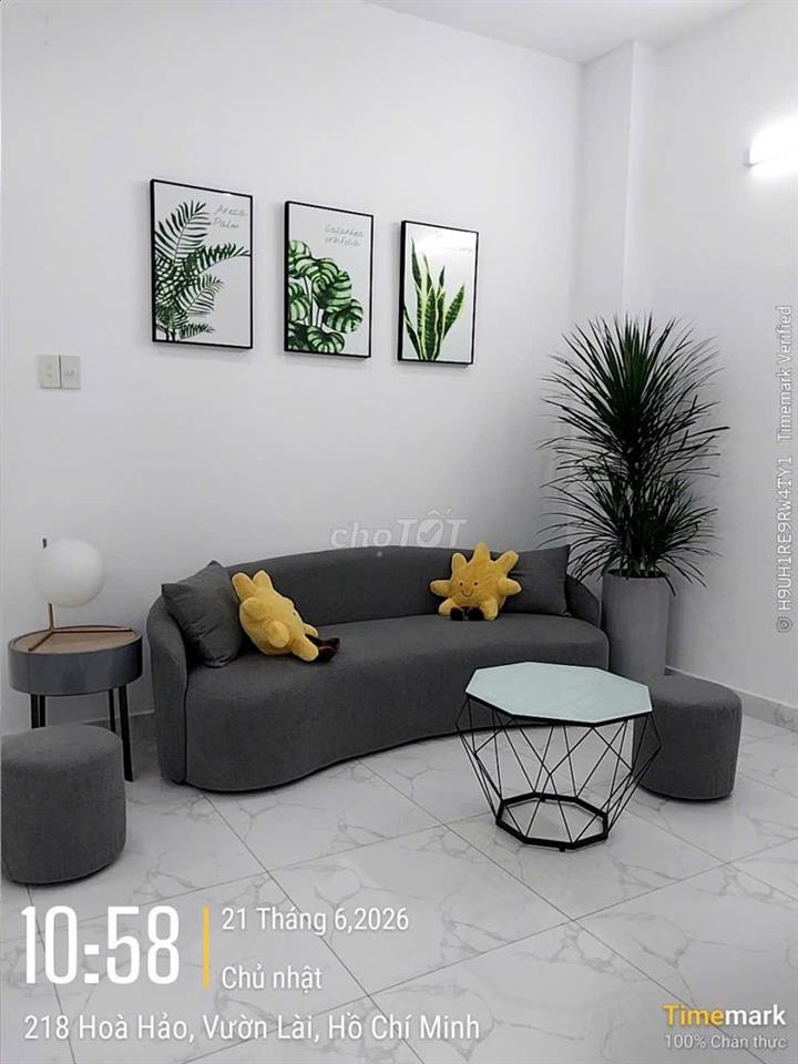 Trung tâm Quận 10 Cao ốc Ngô Gia Tự 54m2 (2PN 1WC) tầng Giữa