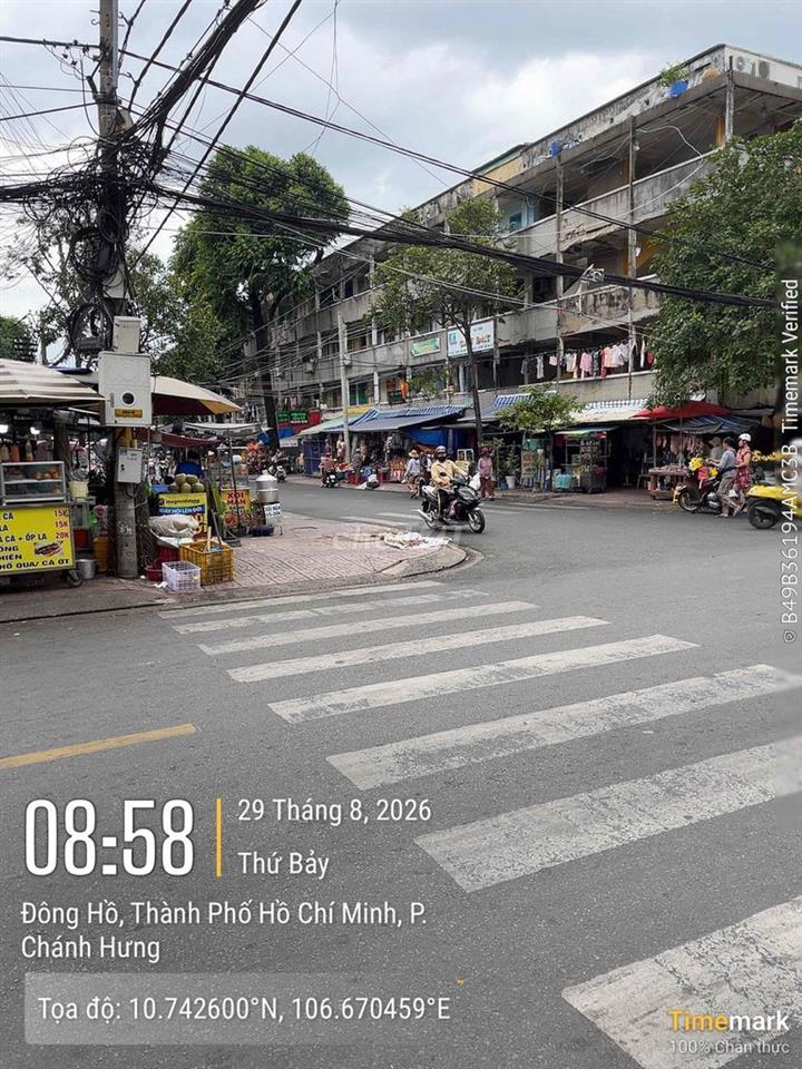 Bán Nhà MT Đông Hồ P4 Q8 HĐT 20tr/tháng