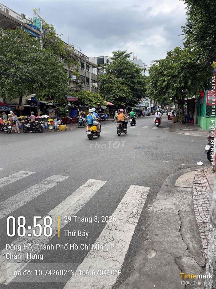 Bán Nhà MT Đông Hồ P4 Q8 HĐT 20tr/tháng