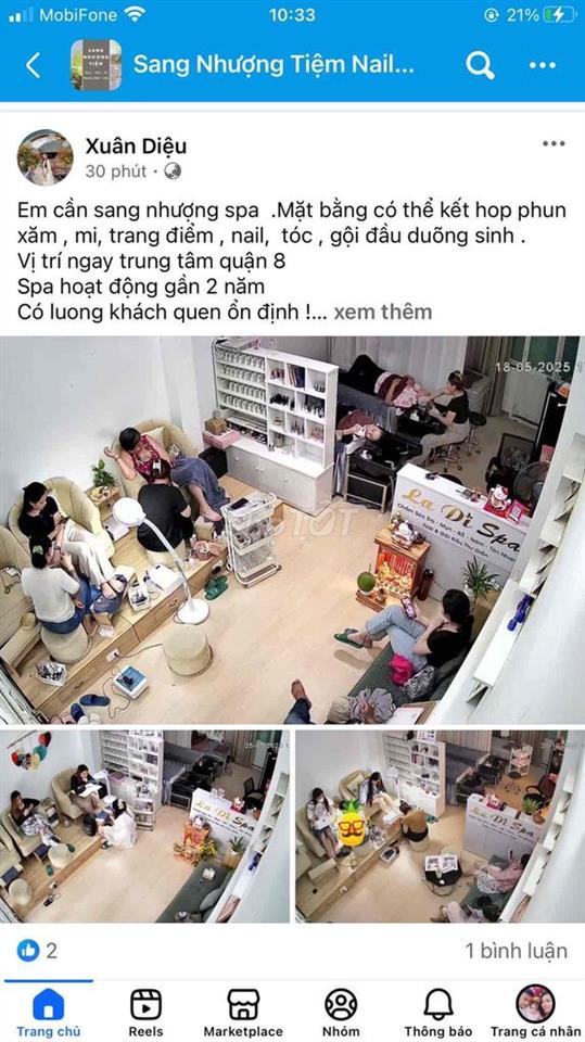 Tiệm Gội Nail Spa Quận 8 – đầy đủ trang thiết bị