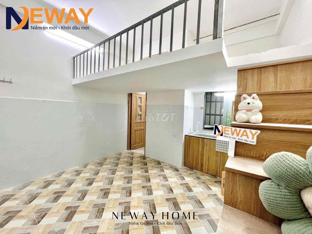 PHÒNG TRỌ GÁC LỬNG MỚI SẠCH SẼ - SẴN MÁY LẠNH - NGAY NGÃ TƯ BỐN XÃ