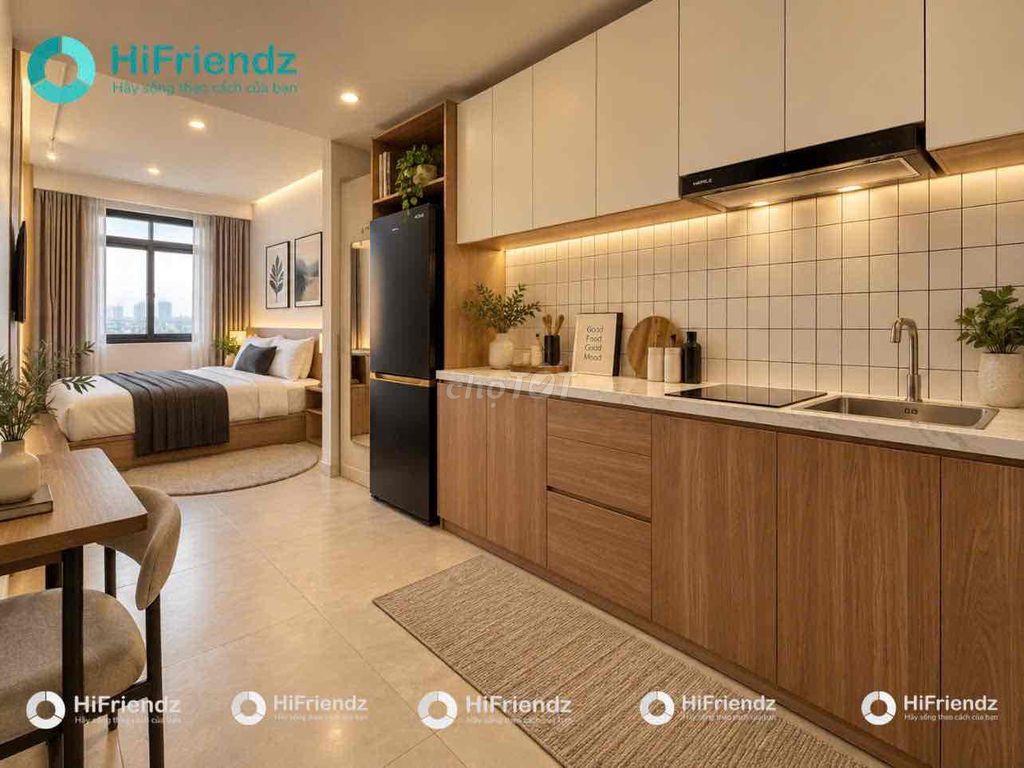 CHO THUÊ CĂN HỘ 1PN TÁCH BẾP BANCOL RIÊNG NGAY KHU VẠN PHÚC CITY