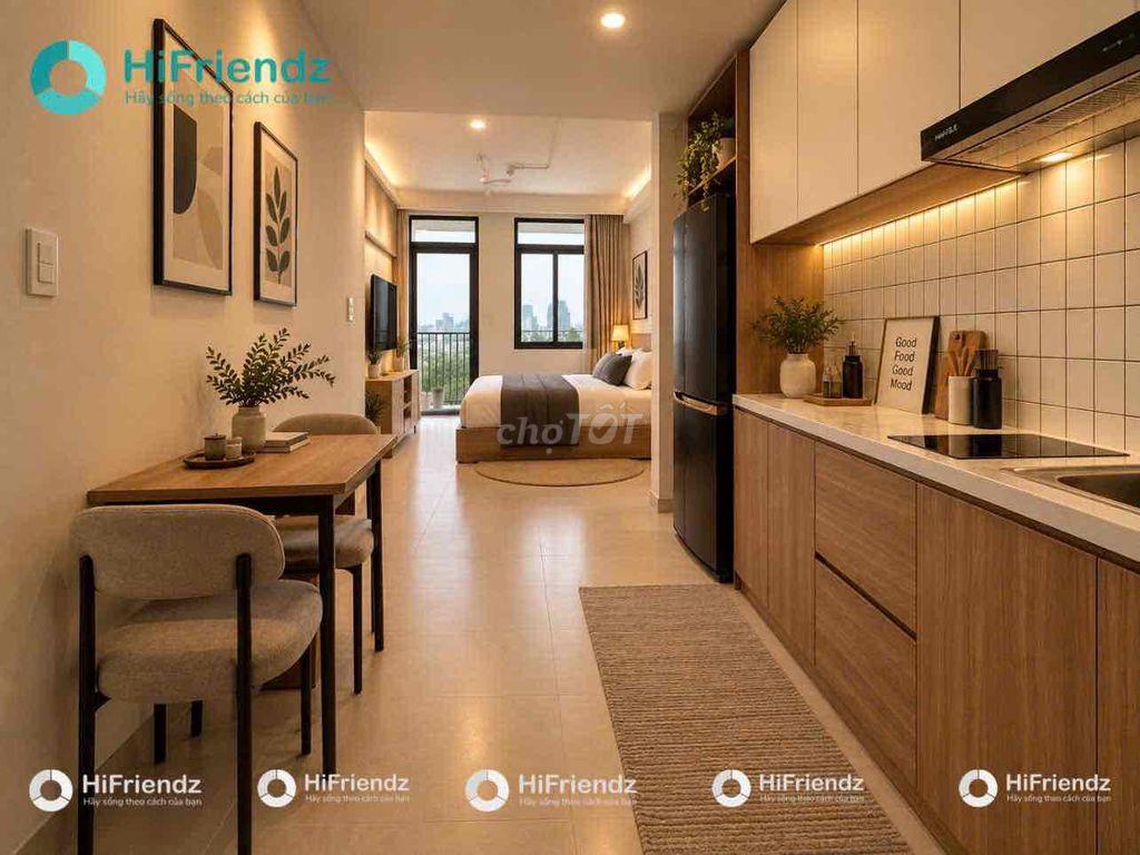 CHO THUÊ CĂN HỘ 1PN TÁCH BẾP BANCOL RIÊNG NGAY KHU VẠN PHÚC CITY