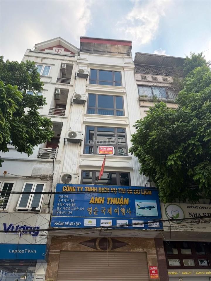 Cho thuê nhà 6 tầng có thang máy, mặt tiền 5m– Thiên Hiền, Từ Liêm