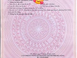 bán đất đường 29/3 ( hòa xuân