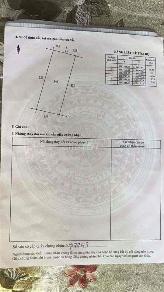 97m đất đường hùng vương 1ty2