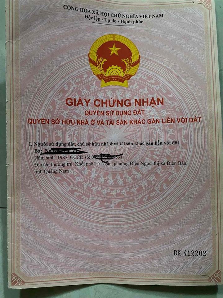 khu phố Tứ Ngân , sát làng đại học Đà Nẵng