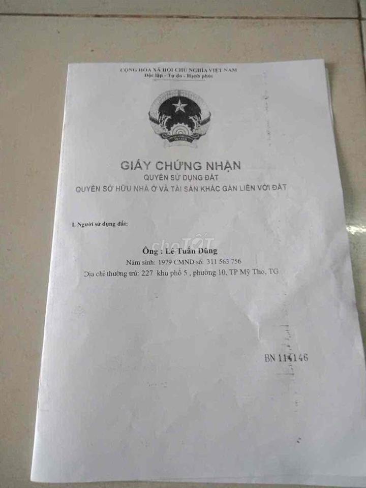 Nhà mặt tiền đoàn thị nghiệp