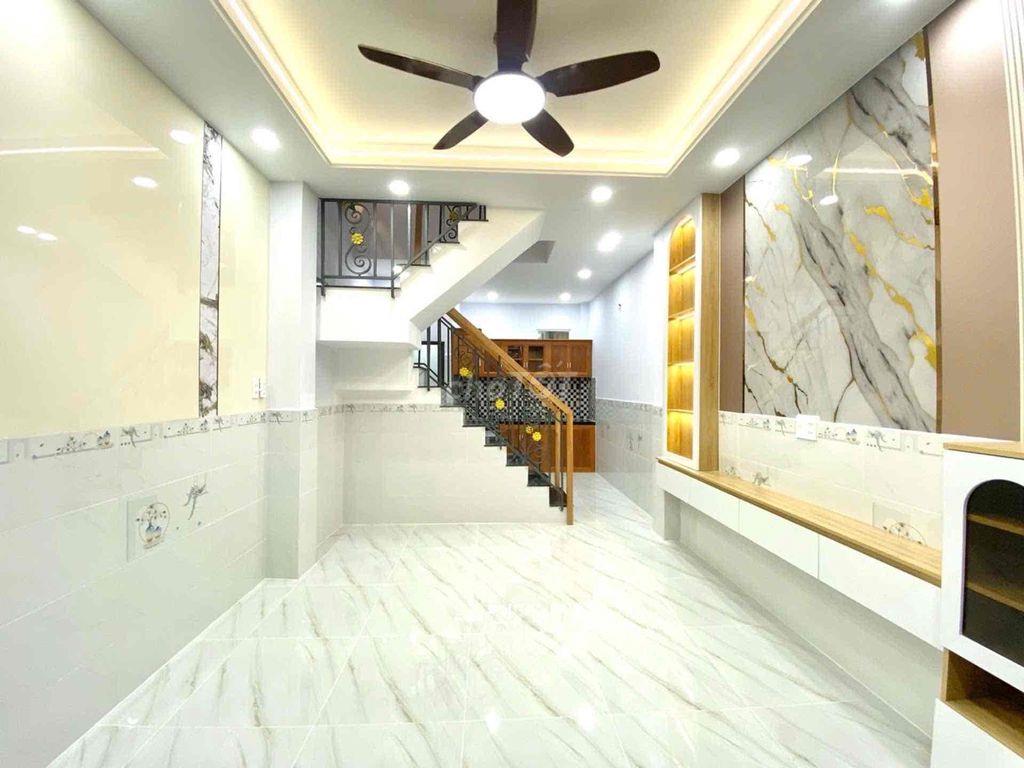 HẺM XE HƠI THÔNG - LÊ QUANG ĐỊNH - 3 TẦNG BTCT ~ 40M2 - HOÀN CÔNG