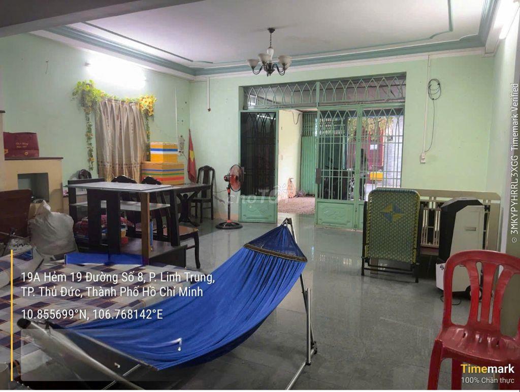 CẦN BÁN NHÀ ĐƯỜNG SỐ 8, PHƯỜNG LINH TRUNG CŨ
