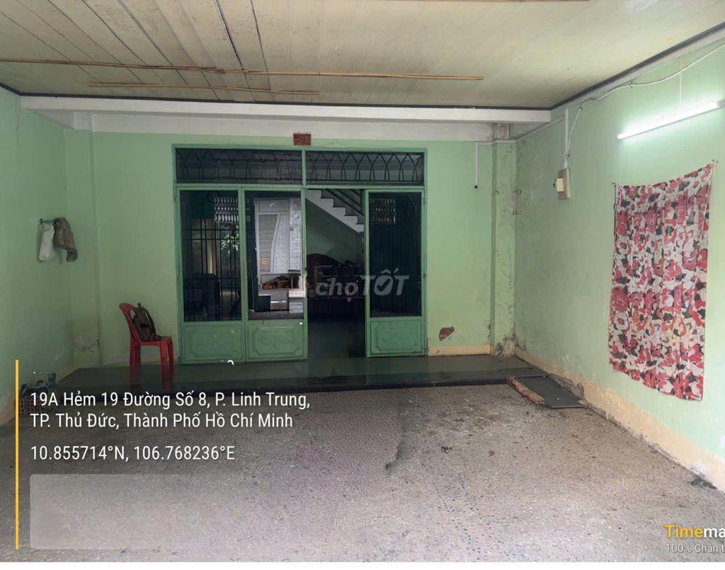 CẦN BÁN NHÀ ĐƯỜNG SỐ 8, PHƯỜNG LINH TRUNG CŨ