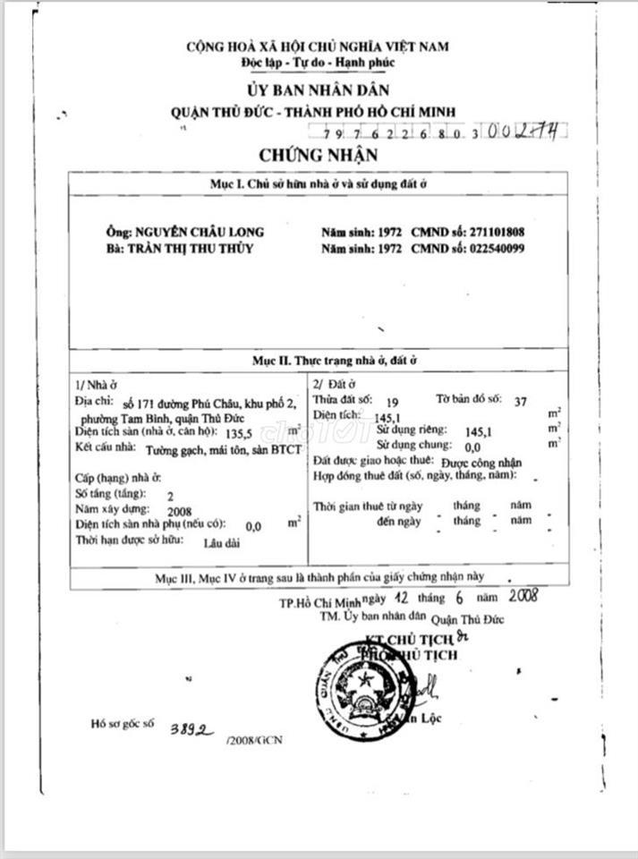 Bán nhà 