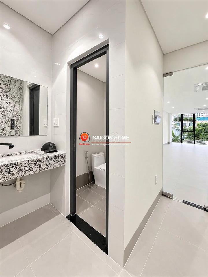 Cho thuê tòa văn phòng Lương Định Của, Quận 2 - hầm 5 tầng trống suốt