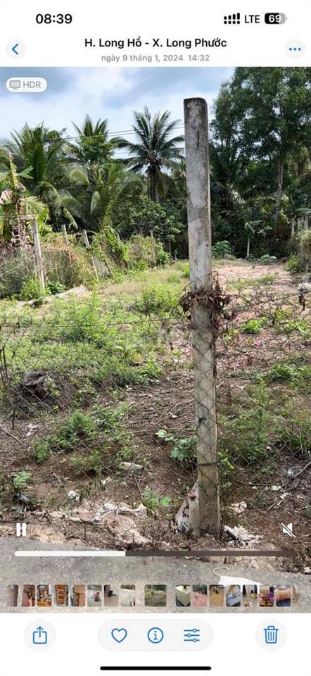 Bắn đât full thổ cư Vĩnh Long, xã Long Phước, Long Hồ