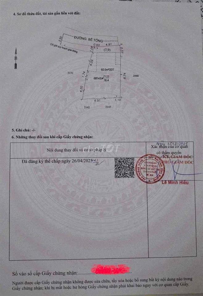 ĐƯỜNG ĐT743 - ĐÔNG HOÀ - 77m2 - NỞ HẬU - 2,9 Tỷ - MẶT TIỀN 5,5m