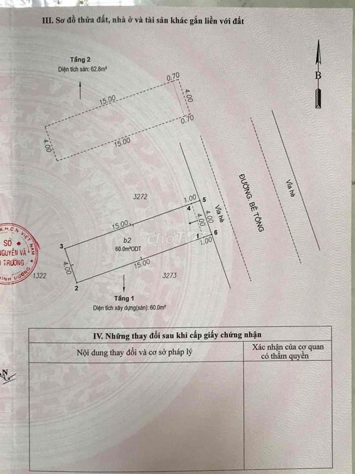 Vincom dĩ an - 64m2 - 3,xx Tỷ - 2 lầu - 4pn - ĐƯỜNG TRƯỚC NHÀ 10m