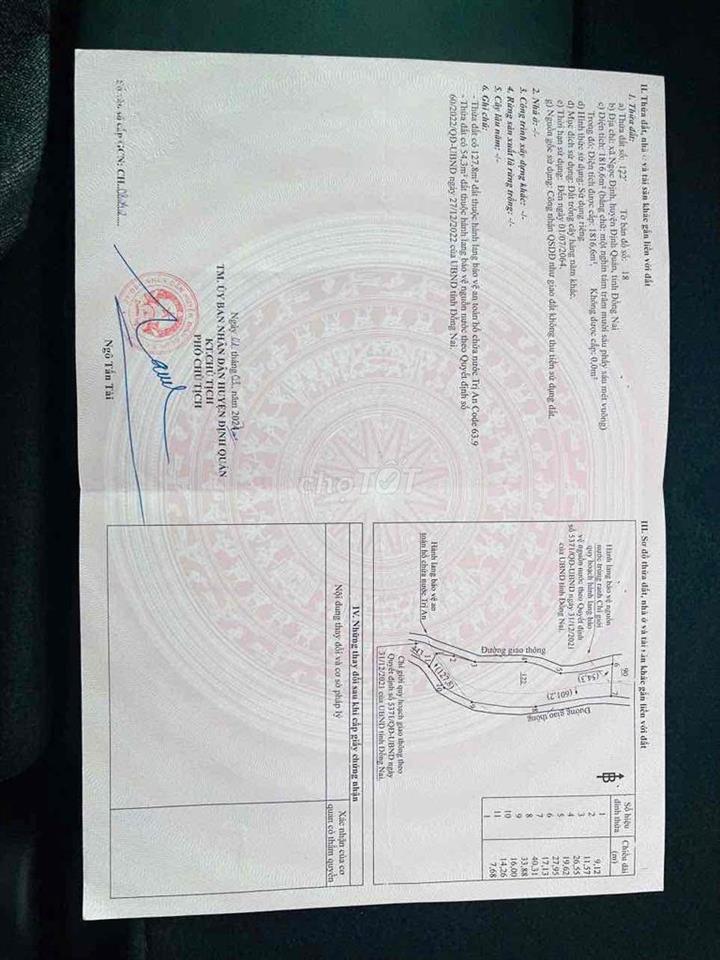 bán đất trồng cây lâu năm