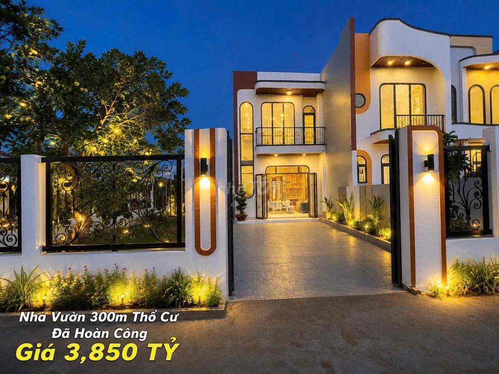 🏡BIỆT THỰ SÂN VƯỜN 300M2 THỔ CƯ - 13x23M - CHỈ 3 TỶ 850 TRIỆU