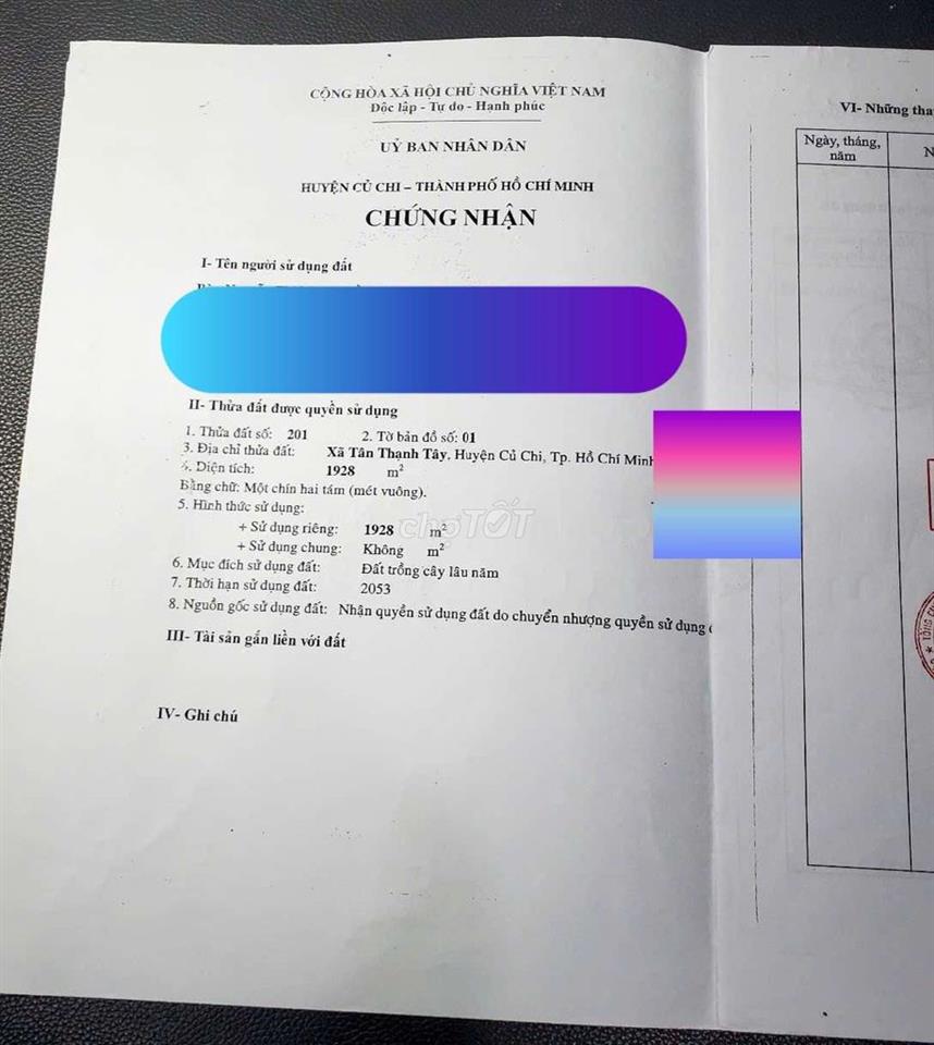 CHO THUÊ ĐẤT VƯỜN ♦RẺ NHẤT MIỀN NAM♦ HUYỆN CỦ CHI,