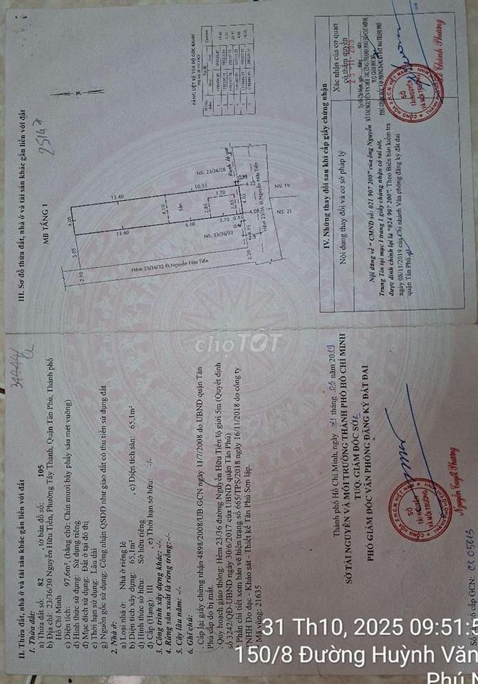 Bán nhà C4 nát (tiện xây căn hộ DVCT, người già ở yên tĩnh)
