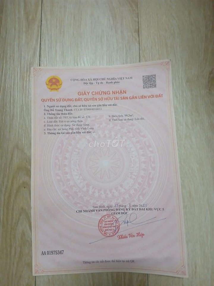cần bán đất gắp