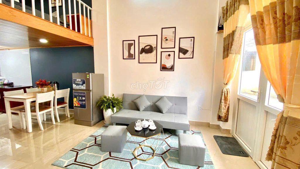 CHO THUÊ CĂN HỘ DUPLEX 2  GIƯỜNG NGỦ FULL NỘI THẤT CÓ CỬA SỔ THOÁNG