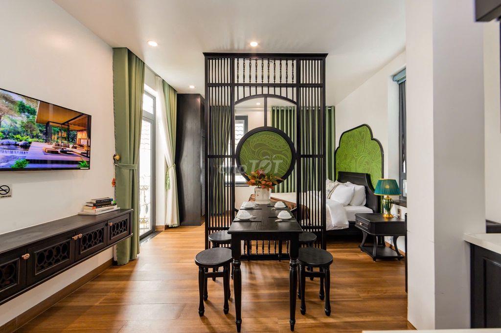 CHO THUÊ CĂN HỘ 1 PHÒNG NGỦ CỘNG FULL NỘI THẤT CÓ BAN CÔNG PHƯỜNG 9
