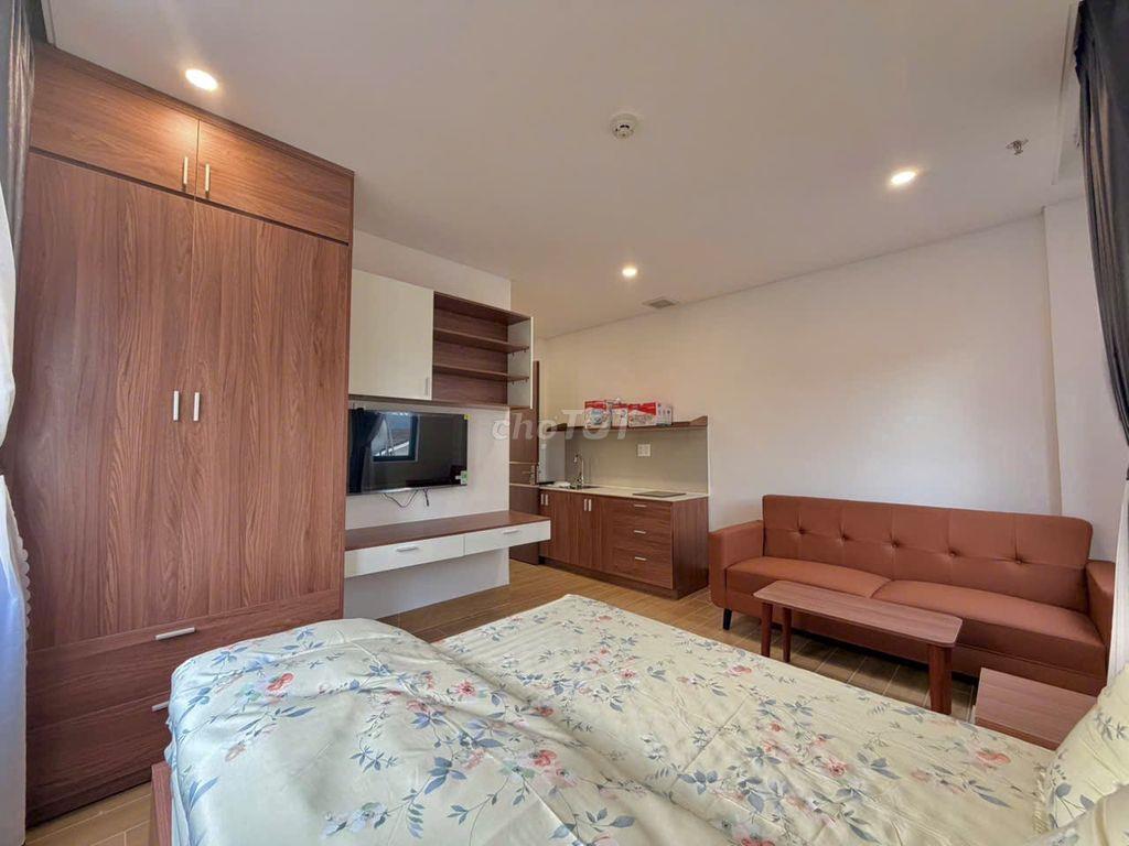 CHO THUÊ CĂN HỘ STUDIO CAO CẤP  FULL NỘI THẤT BAO ĐIỆN NƯỚC PHƯỜNG LÂM