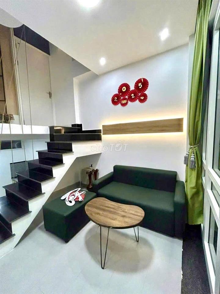 CHO THUÊ NHÀ NGUYÊN CĂN 3 PHÒNG NGỦ CÓ SÂN THƯỢNG FULL NỘI THẤT PHƯỜNG