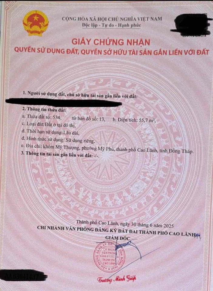 Đất 2 mặt tiền, nguyễn huệ-tắc thầy cai !