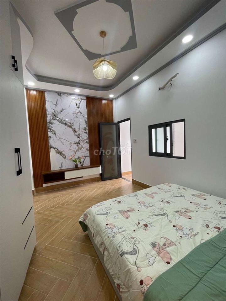 🔥 NHÀ ĐẸP HOÀN THIỆN – TẶNG FULL NỘI THẤT – HẺM XE HƠI 6M