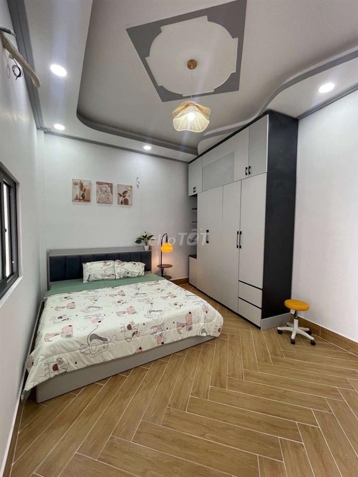 🔥 NHÀ ĐẸP HOÀN THIỆN – TẶNG FULL NỘI THẤT – HẺM XE HƠI 6M