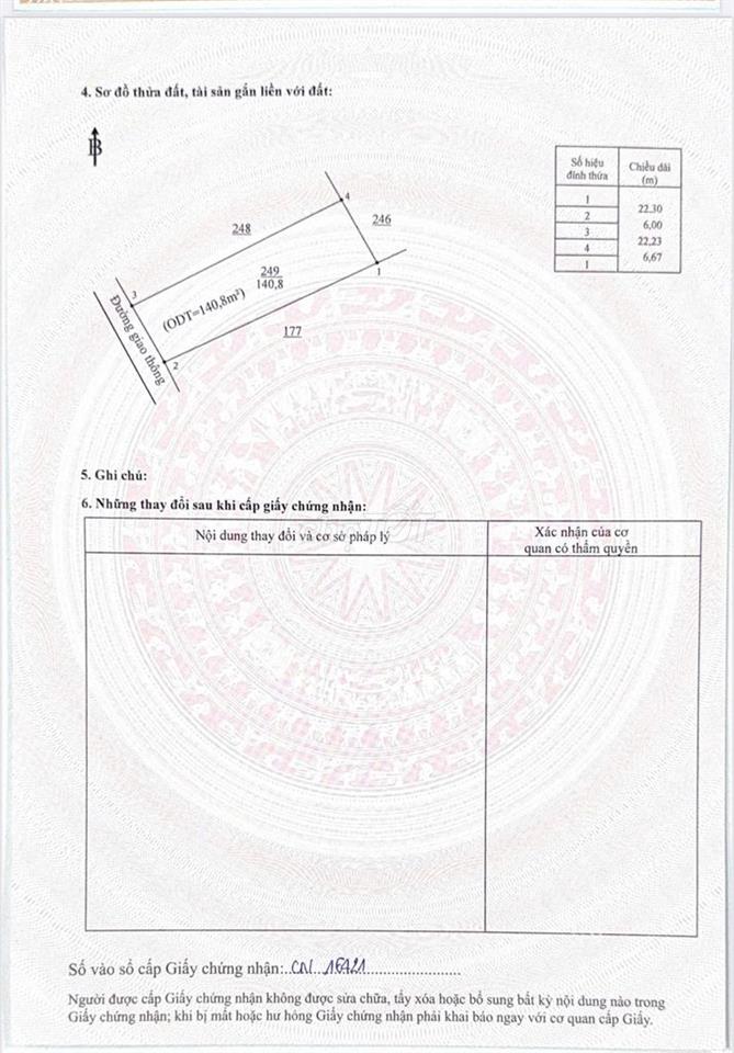 Bán lô đất full thổ,ngay chợ Cây Me,Bình Lộc,Đồng Nai.Sát đường DT770B