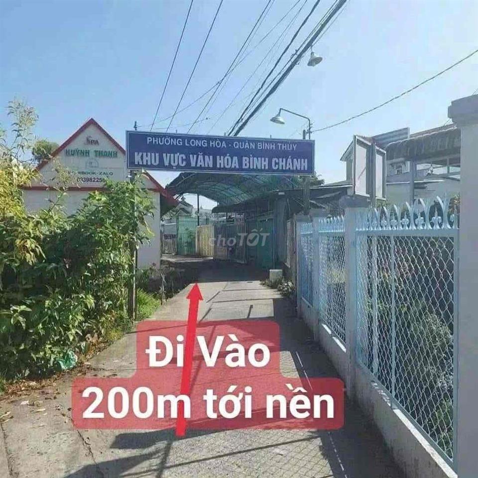 Nền Đẹp Nở Hậu Hẻm Tổ 3 Rạch Phố Đường Đinh Công Chánh P. Long Tuyền.