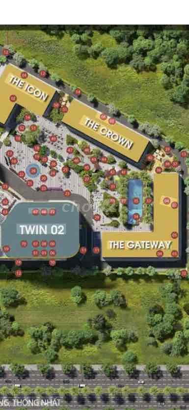 Pass lại Tầng 16 bcon center giá hop lí hơn cdt
