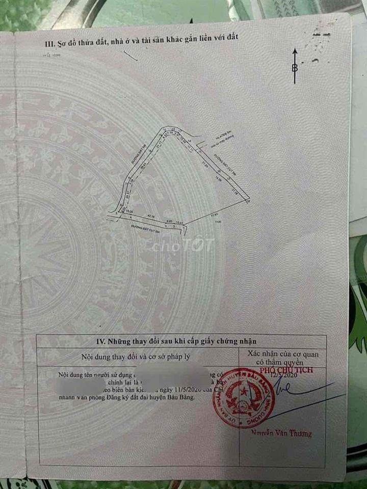 Bán đất 9000m2 giáp KCN Becamex, gần trục đường HCM