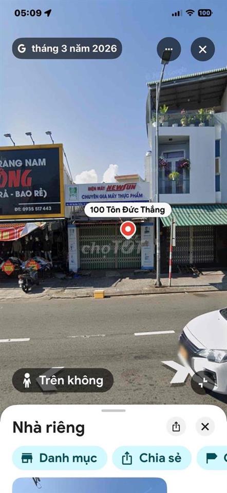 cho thuê mặt bằng đường Tôn Đức Thắng-gần bến xe trung tâm