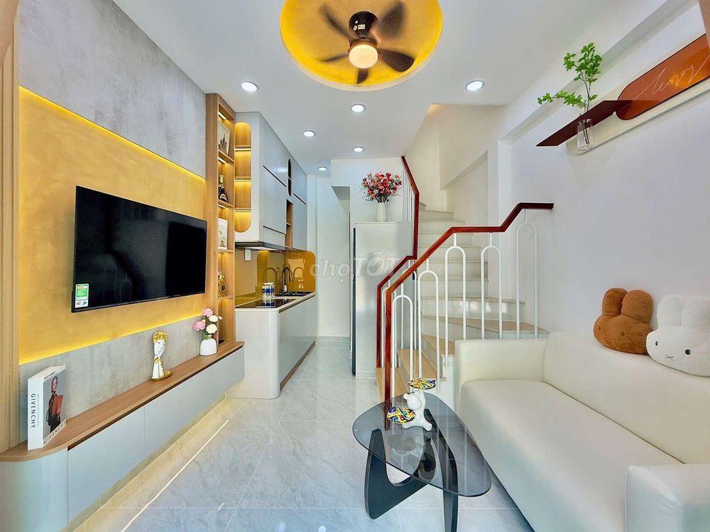 Nhà mới xây Lê Quang Định Bà Chiểu  giá 3.2 tỷ