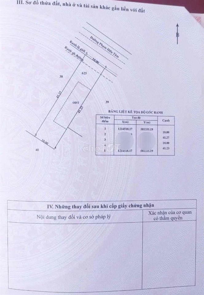 BÁN GẤP SIÊU PHẨM 412M² NGAY MẶT TIỀN CHỈ 480Tr