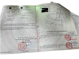 Bán gấp 124.5m2 - 1,625 tỷ, nhà đất XTS, Hóc Môn, cạnh Nguyễn Văn Bứa