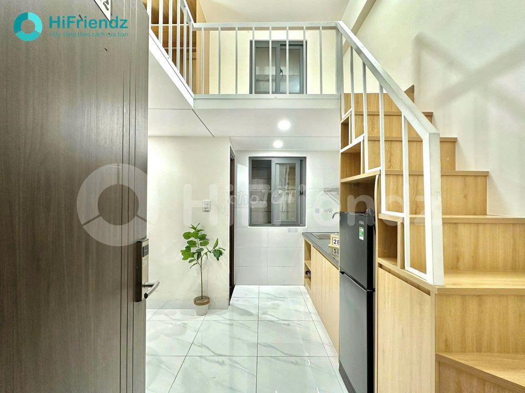 phòng gác full nội thất ở 3 người 3 xe tòa CHDV đầy đủ tiện nghi 