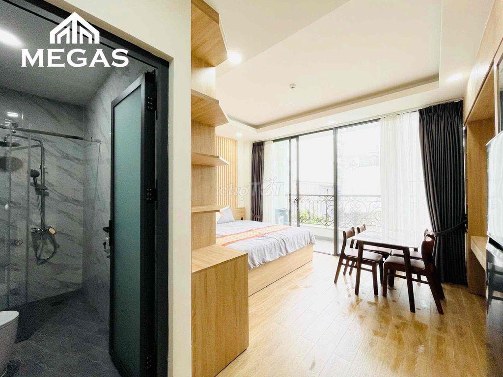 CĂN HỘ DỊCH VỤ CAO CẤP 1 PHÒNG KHÁCH 1 PHÒNG NGỦ SÂN VƯỜN FULL NT LUNN