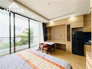 CĂN HỘ DỊCH VỤ CAO CẤP 1 PHÒNG KHÁCH 1 PHÒNG NGỦ SÂN VƯỜN FULL NT LUNN