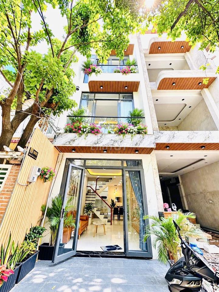 Nhà mới xây cao cấp 3 tầng  hẻm 156 chợ vải Phú Thọ Hoà quận Tân Phú